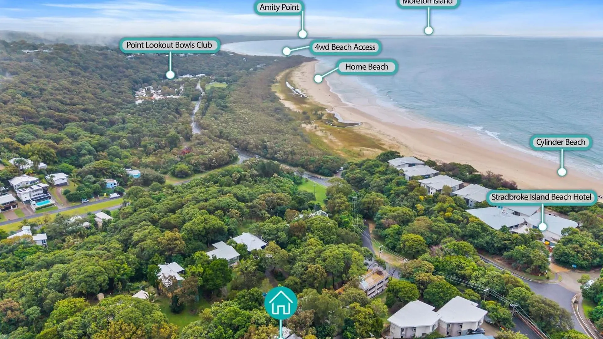 Ferienhaus Billa Blue North Stradbroke Island Australien